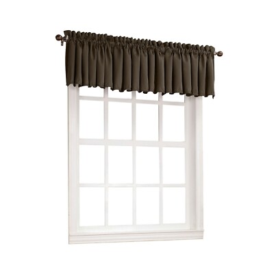 Sun Zero Gramercy Room Darkening Window Valance - 54'' X 18''-image