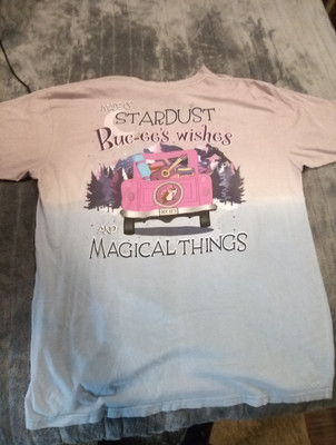 Buc-ee's Fall 2023 Made Of Stardust Dip Dye Short Sleeve T-Shirt Sizes Xl-image