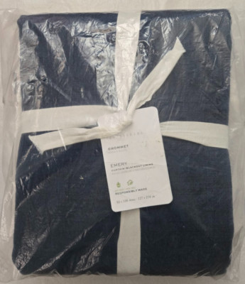 Pottery Barn Grommet Emery Blackout 1-Curtain 50