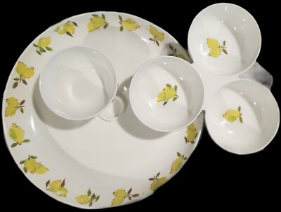 KATE SPADE LEMON Chip & Dip Set 14