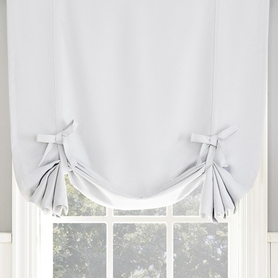 Soho Energy Saving Blackout Rod Pocket Window Tie-up Balloon Shade, 40