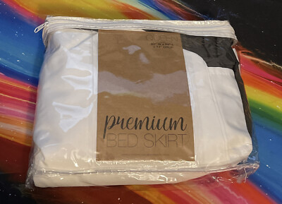 ienjoy Home, Home Collection Pleated Bed Skirt, Queen, Gray-image