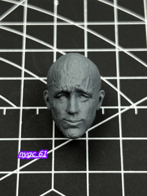 1:12 Scale heroes Ryan Reynolds Bald Head Sculpt For 6