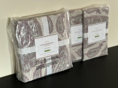 Pottery Barn Ashlyn Paisley Bedding (F/Q Duvet + 2x Standard Shams)-image