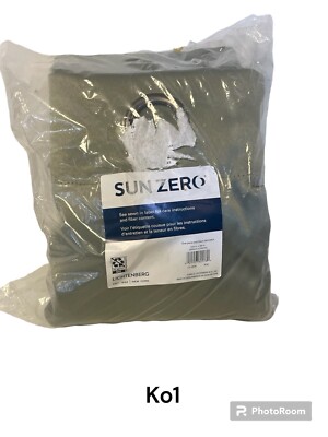 Sun Zero Broderick Blackout Grommet Curtain Panel Pair GREEN/SAGE 104 x 96