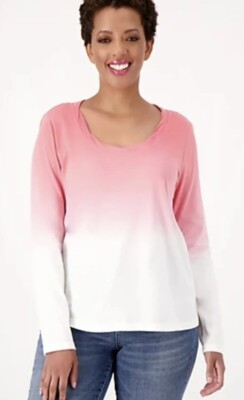 Candace Cameron Bure The Ocean Dipped Long-Sleeve Tee Posey Large-image