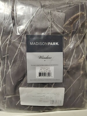 Madison Park Andora Back Window Rod Curtain, 1-Panel Pack, 50W X 84 L new-image