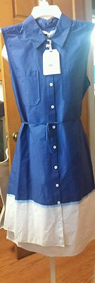 Reed  Dip dye Shirt Dress  Size L NWT -image