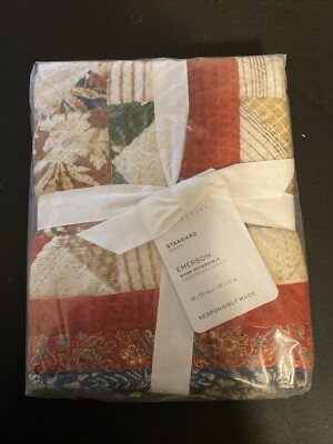 Pottery Barn EMERSON Standard Sham Quilted 26