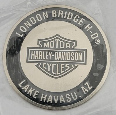 LONDON BRIDGE HARLEY DAVIDSON OF LAKE HAVASU AZ  LARGE FLAT DIP DOT BRAND NEW-image