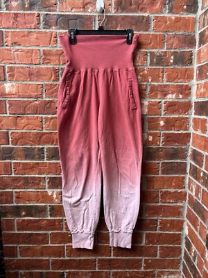 Young Fabulous Broke Large Pink Dip Dye Pull On Joggers Comfort Lounge-image