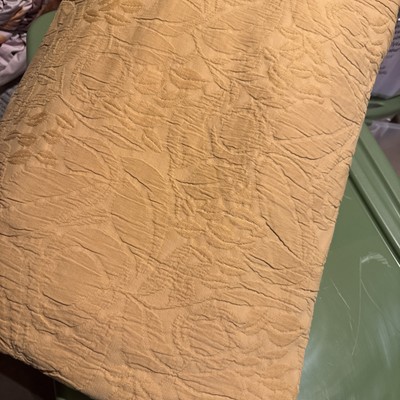 Pottery Barn Gold Jacquard  Cotton King Size Duvet Cover Portugal-image