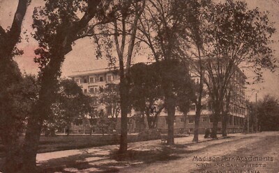 Postcard CA Oakland Madison Park Apartments Ninth & Oak 1912 Vintage PC f3838-image