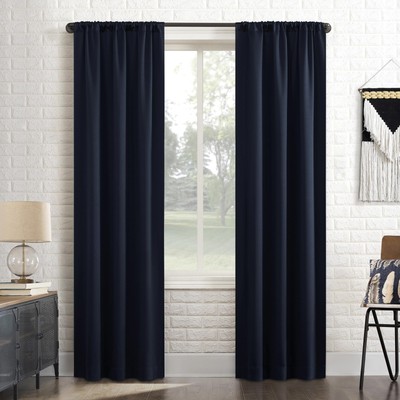 Bergen Theater Extreme 100% Blackout Rod Pocket Curtain Panel, 40