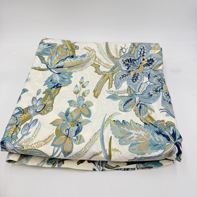 Pottery Barn Sydney Floral Palampore Duvet Cover Blue Gray Full/queen Pre-loved-image