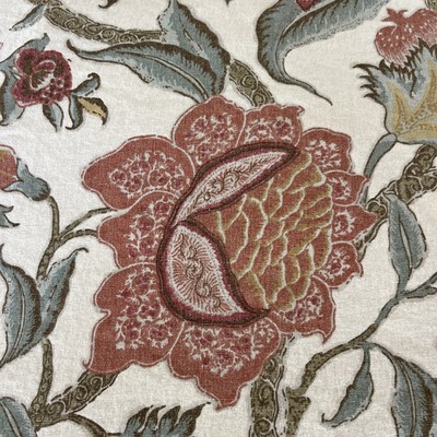 Pottery Barn Cynthia Palampore Floral Duvet Cover Set Queen 2 Std Shams Rare-image