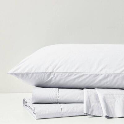 Madison Park Sheet Set King Hypoallergenic 200 Thread Count Cotton Solid White-image