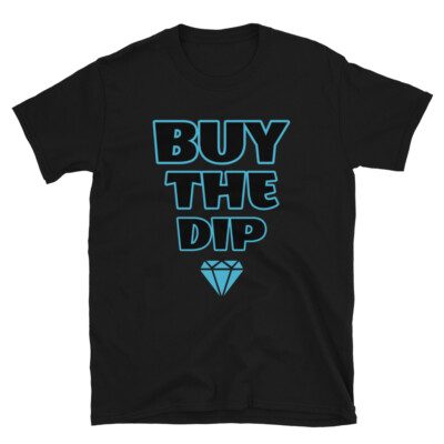 BUY THE DIP DIAMOND T SHIRT BLUE WALLSTREETBETS STOCK MARKET (ORIGINAL LISTING)-image