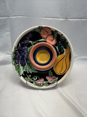 Vintage Vickie Carroll Studio Signed Dip Dish Large-image