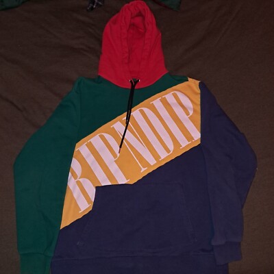 Rip N Dip Primary Colors Sz L Hoodie-image