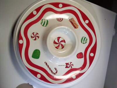 plastic serving tray with handles Plus Chips And Dip Bowl-image