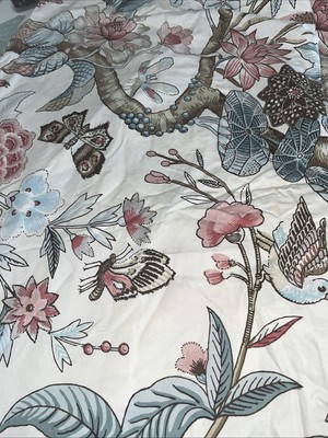 Pottery Barn Audrey Palampore FULL QUEEN Duvet Cover + 1 Sham-image