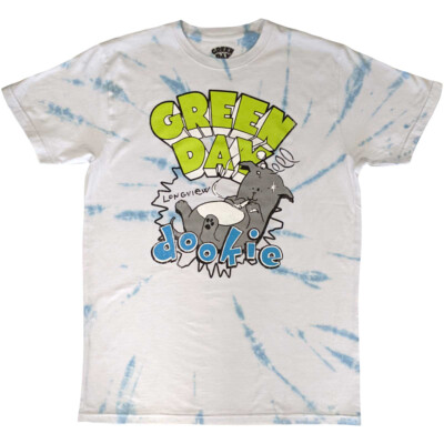 Green Day - Dookie Longview Dip Dye - White t-shirt-image