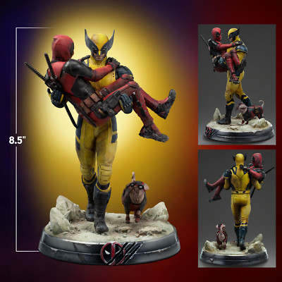 Iron Studios 1/10 Art Scale Statue Deadpool & Wolverine Deluxe Version-image