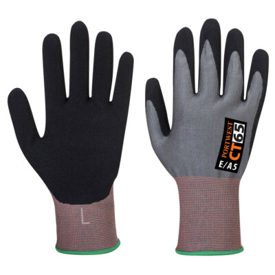 Portwest CT VHR Nitrile Foam Glove Level E Cut Resistance Breathable Liner-image