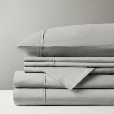 56% Cotton 44% Polyester 6pcs Solid Sheet Set,MPH20-0005-image