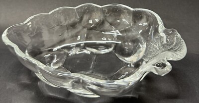 Studio Nova Grape Shaped Small Clear Glass Candy Dish 6” x 4” x 1.5