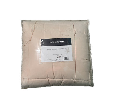 NEW Madison Park - Down Alternative Comforter Set Full/Queen - Light Peach-image