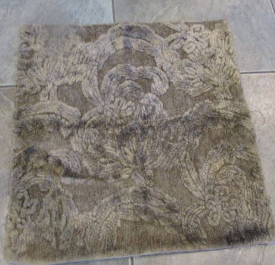 Pottery Barn Natalia Jacquard Pillow Cover 22” brown New wo tags-image