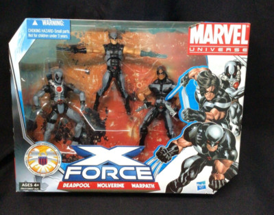 Hasbro Marvel X Force Deadpool Wolverine and Warpath-image
