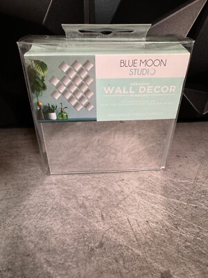 Blue Moon Studio Mirror Tiles Wall Decor 20 Pack Easy Adhesive 4