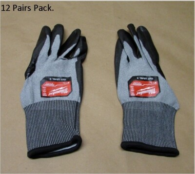 Milwaukee 48-73-8732 High Dexterity Cut Level 3 Polyurethane Dipped Gloves 