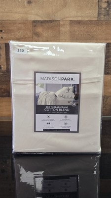 Split King Madison Park 800 Thread Count Cotton Blend Sheet Set Split King Ivory-image