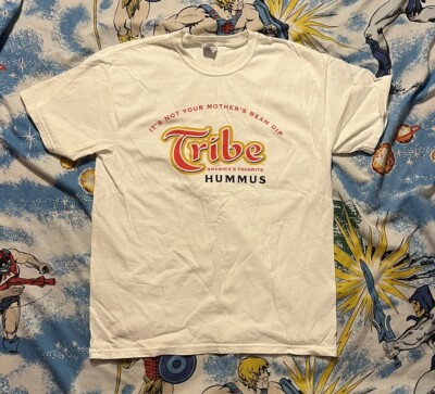 Tribe America's Favorite Hummus It's Not Your Mothers Bean Dip T-Shirt Promo L-image
