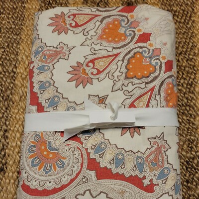 Pottery Barn Valencia Percale Duvet Cover Twin -image