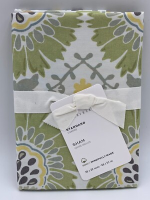 Pottery Barn Joni Organic Sham Standard Multi #G579-image