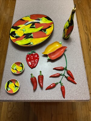 Clay Art Caliente Large Oval Serving Platter Tray 18