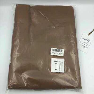 NICETOWN Cappuccino Blackout Single Curtain - Thermal Insulated - 42” W x 45” L-image