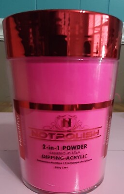 NotPolish 2 In 1 Acrylic Nail Dipping Powder. Large 560g Size-New W/O Box -image