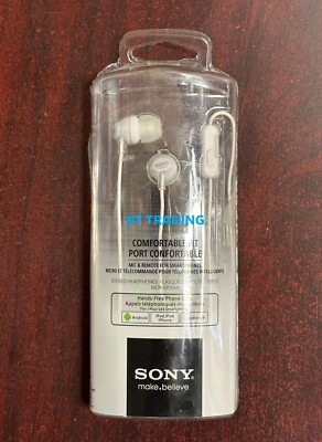 SONY Genuine MDR-EX15AP In-Ear Headphone Dynamic Lightweight Mic 2014 ver WHITE-image