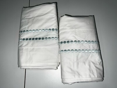 Pottery Barn Pearl Organic 400tc 100% Cotton Percale Sham-SEA GLASS- King-image