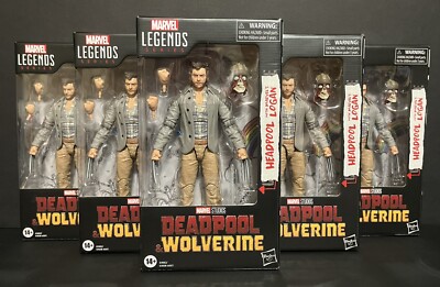 MARVEL LEGENDS DEADPOOL & WOLVERINE HEADPOOL & LOGAN FIGURE IN STOCK & SHIPPING!-image