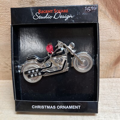 Regent Square Studio Design MOTORCYCLE Holiday Tree Ornament-image