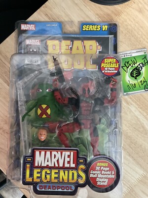 ToyBiz Marvel Legends Series VI 6 Deadpool & Doop Figure NEW 2004-image
