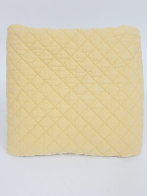 Pottery Barn Heirloom Scallop Quilted Standard Sham Harvest Gold-image