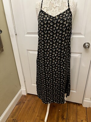 Woman’s Size Large Slip Dress Boho Western Beautiful -image